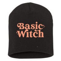 Basic Witch Halloween Short Acrylic Beanie