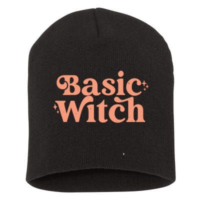 Basic Witch Halloween Short Acrylic Beanie