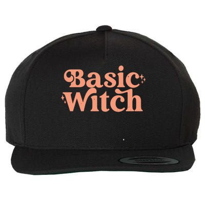 Basic Witch Halloween Wool Snapback Cap