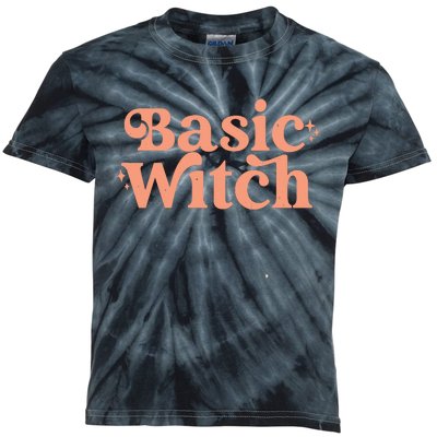 Basic Witch Halloween Kids Tie-Dye T-Shirt