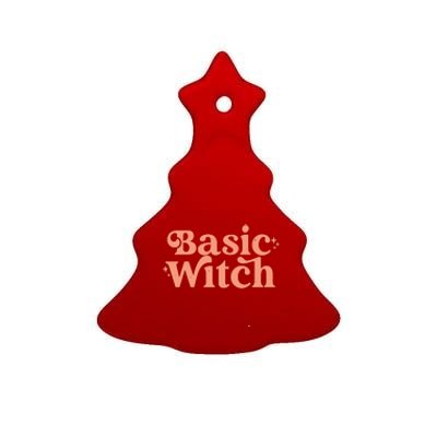 Basic Witch Halloween Ceramic Tree Ornament