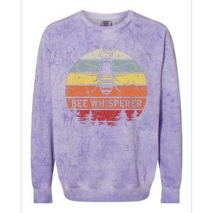 Bee Whisperer Honeybee Beekeeping Beekeeper Bee Whisperer Colorblast Crewneck Sweatshirt