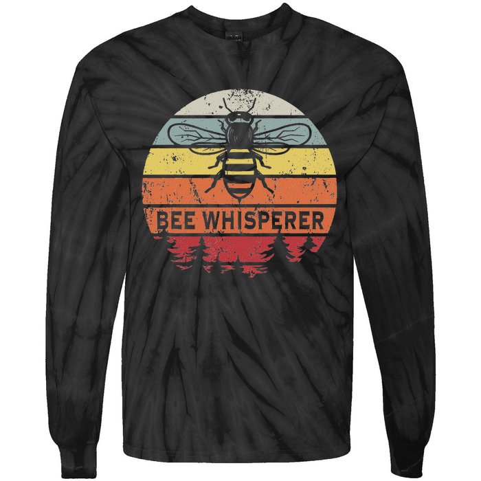 Bee Whisperer Honeybee Beekeeping Beekeeper Bee Whisperer Tie-Dye Long Sleeve Shirt