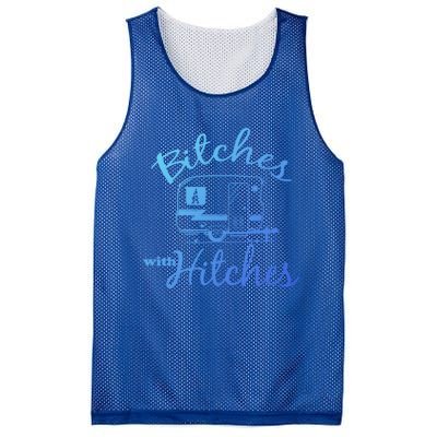 Bitches With Hitches Great Gift Mesh Reversible Basketball Jersey Tank