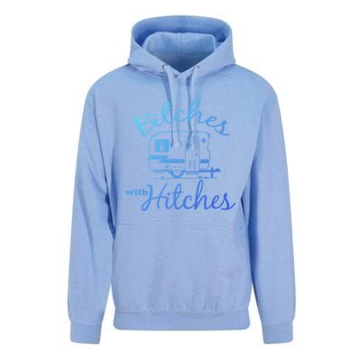 Bitches With Hitches Great Gift Unisex Surf Hoodie