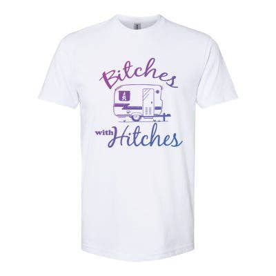 Bitches With Hitches Great Gift Softstyle CVC T-Shirt