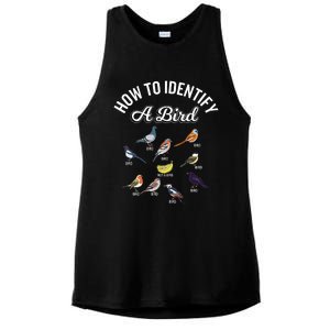 Bird Watcher How To Identify A Bird Unique Birder Ladies PosiCharge Tri-Blend Wicking Tank