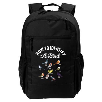 Bird Watcher How To Identify A Bird Unique Birder Daily Commute Backpack