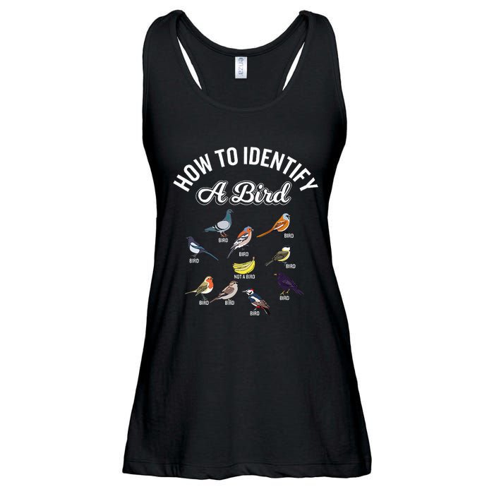 Bird Watcher How To Identify A Bird Unique Birder Ladies Essential Flowy Tank