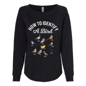 Bird Watcher How To Identify A Bird Unique Birder Womens California Wash Sweatshirt