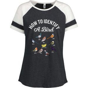 Bird Watcher How To Identify A Bird Unique Birder Enza Ladies Jersey Colorblock Tee