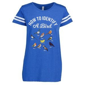 Bird Watcher How To Identify A Bird Unique Birder Enza Ladies Jersey Football T-Shirt