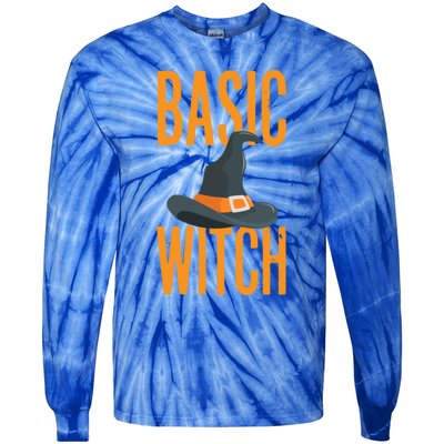 Basic Witch Halloween Gift Tie-Dye Long Sleeve Shirt