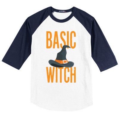 Basic Witch Halloween Gift Baseball Sleeve Shirt