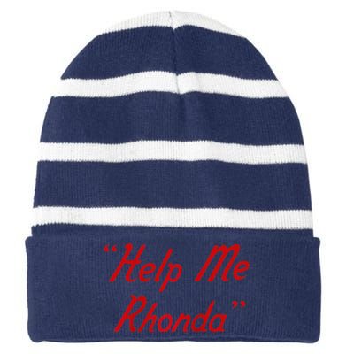 Brian Wilson – Help Me Rhonda Raglan Baseball Striped Beanie with Solid Band