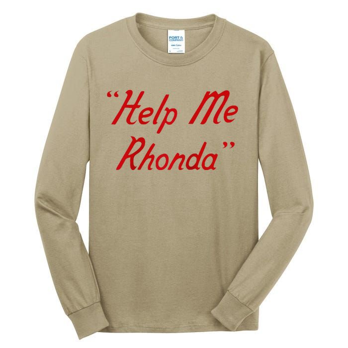 Brian Wilson – Help Me Rhonda Raglan Baseball Tall Long Sleeve T-Shirt