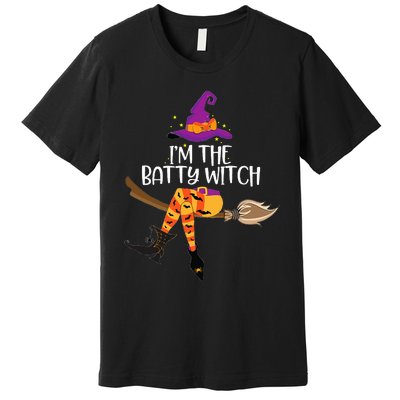 Batty Witch Halloween Group Costume Spooky Fun! Premium T-Shirt