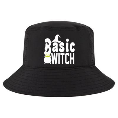 Basic Witch Halloween Funny Cool Comfort Performance Bucket Hat