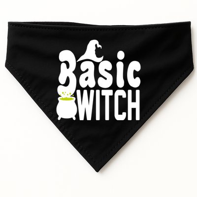 Basic Witch Halloween Funny USA-Made Doggie Bandana
