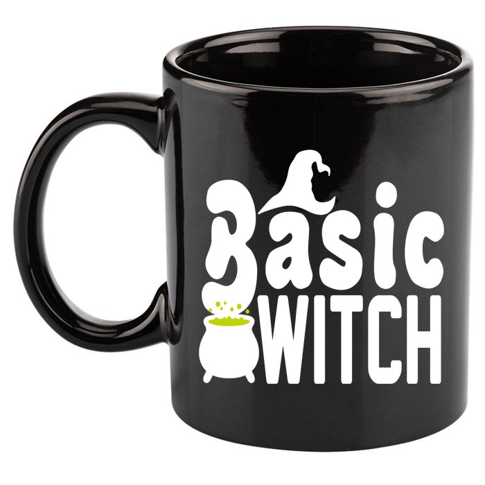 Basic Witch Halloween Funny 11oz C Handle Ceramic Mug