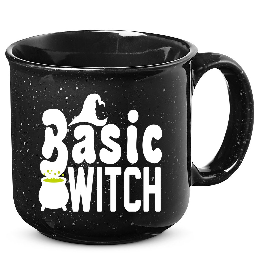 Basic Witch Halloween Funny 15oz Campfire Ceramic Mug