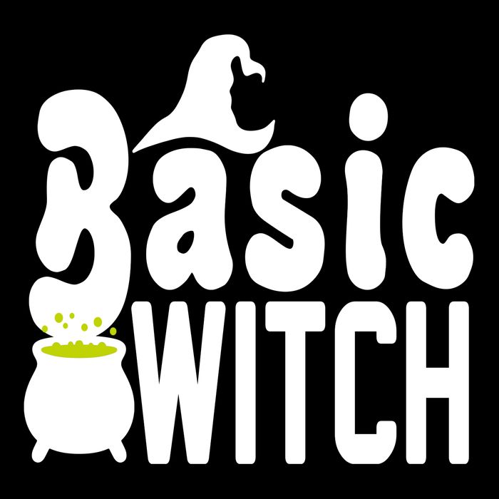 Basic Witch Halloween Funny Drawstring Bag