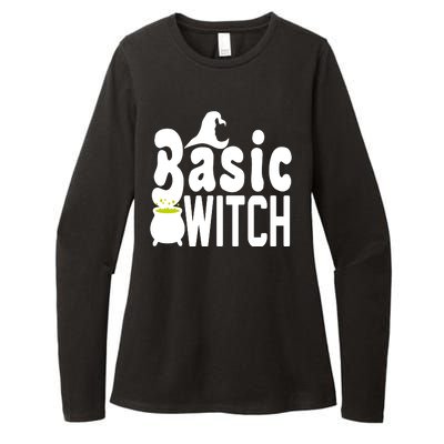 Basic Witch Halloween Funny Womens CVC Long Sleeve Shirt