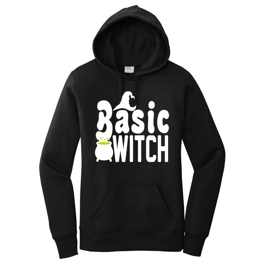 Basic Witch Halloween Funny Women's Pullover Hoodie
