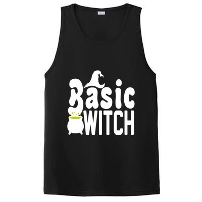 Basic Witch Halloween Funny PosiCharge Competitor Tank