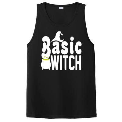 Basic Witch Halloween Funny PosiCharge Competitor Tank