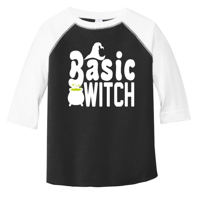 Basic Witch Halloween Funny Toddler Fine Jersey T-Shirt