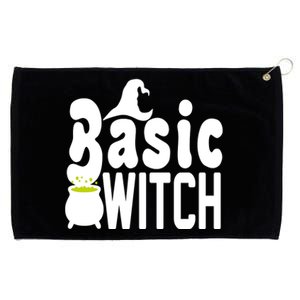 Basic Witch Halloween Funny Grommeted Golf Towel