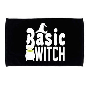 Basic Witch Halloween Funny Microfiber Hand Towel