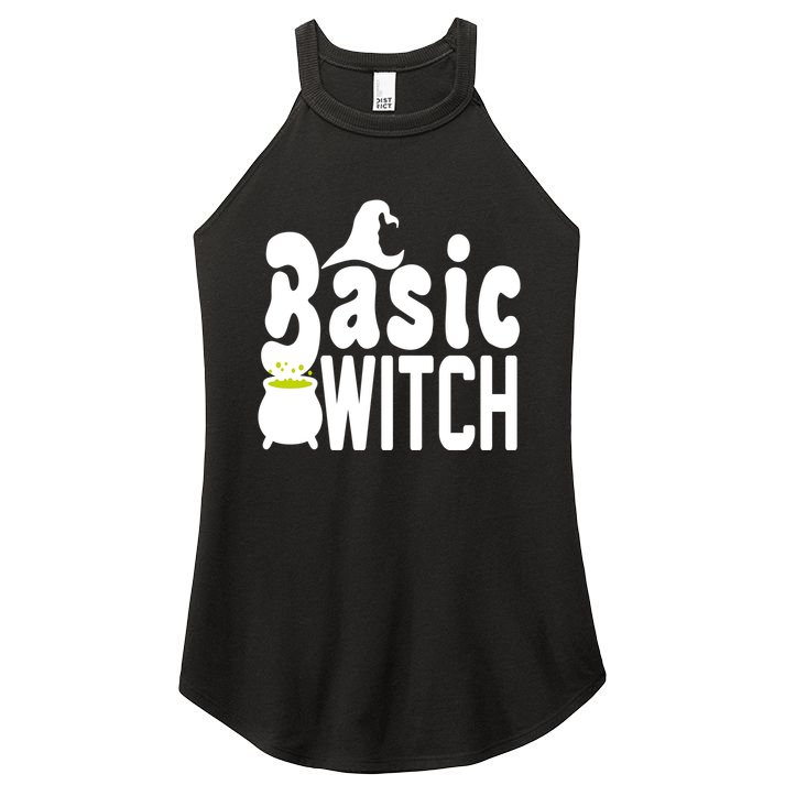 Basic Witch Halloween Funny Women's Perfect Tri Rocker Tank