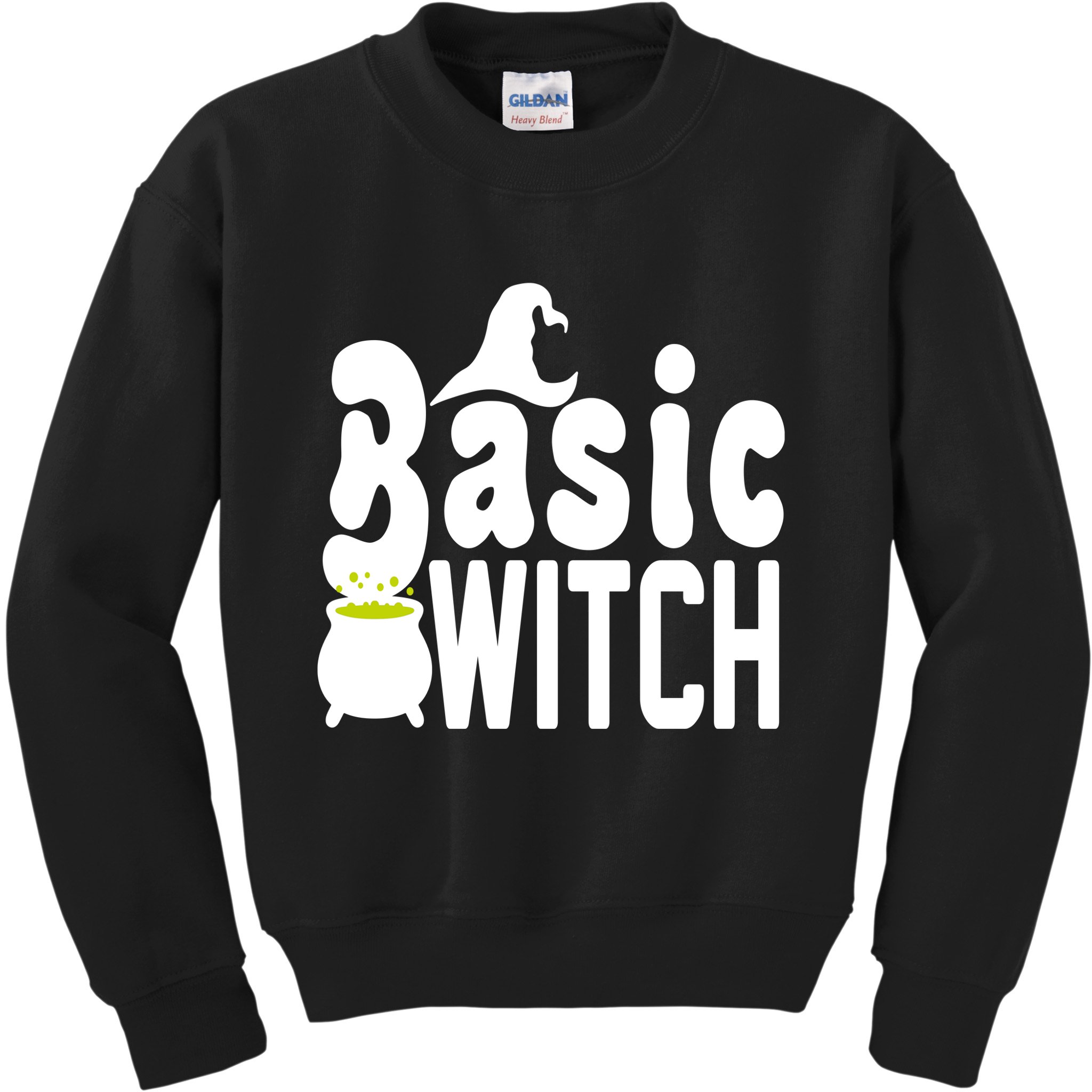 Basic Witch Halloween Funny Kids Sweatshirt