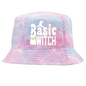 Basic Witch Halloween Funny Tie-Dyed Bucket Hat