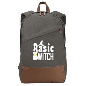 Basic Witch Halloween Funny Cotton Canvas Backpack