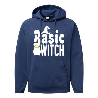 Basic Witch Halloween Funny Performance Fleece Hoodie