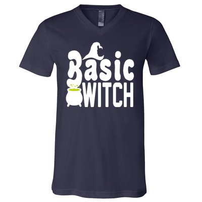 Basic Witch Halloween Funny V-Neck T-Shirt