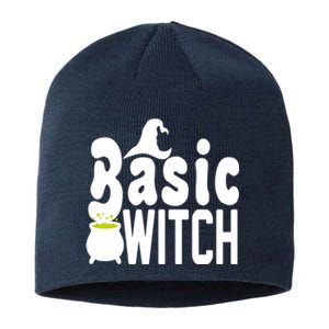 Basic Witch Halloween Funny Sustainable Beanie