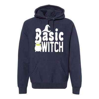 Basic Witch Halloween Funny Premium Hoodie