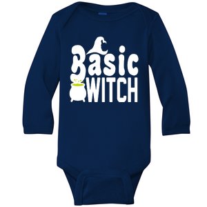 Basic Witch Halloween Funny Baby Long Sleeve Bodysuit