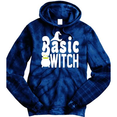 Basic Witch Halloween Funny Tie Dye Hoodie