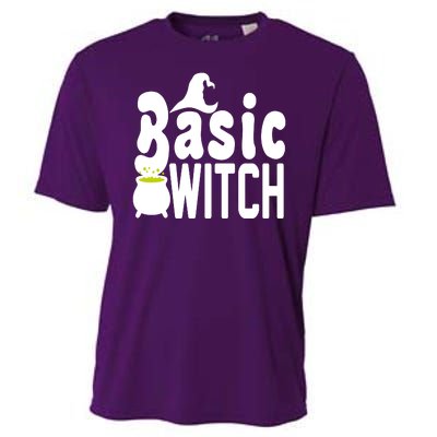 Basic Witch Halloween Funny Cooling Performance Crew T-Shirt