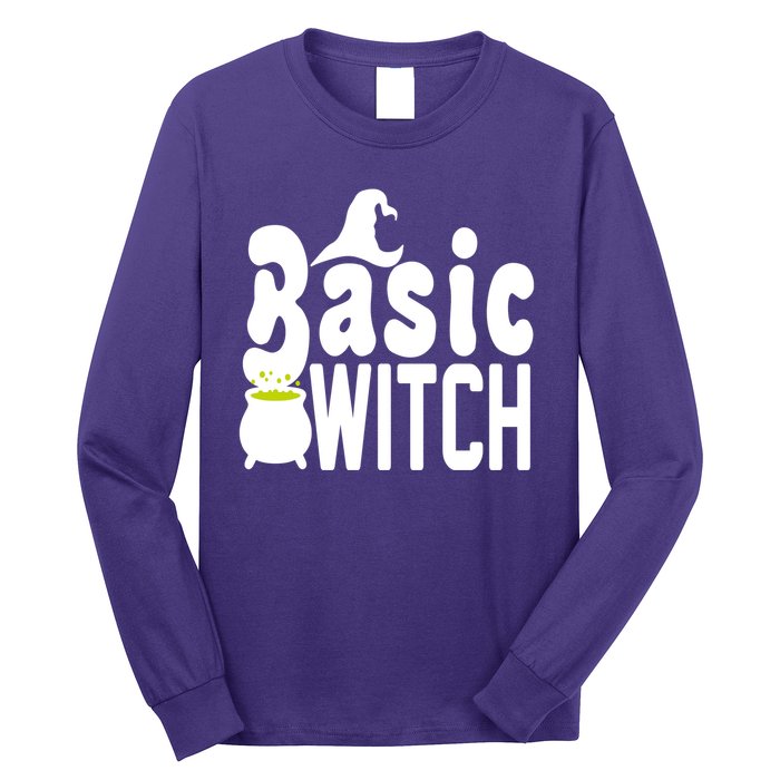 Basic Witch Halloween Funny Long Sleeve Shirt