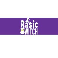 Basic Witch Halloween Funny Bumper Sticker