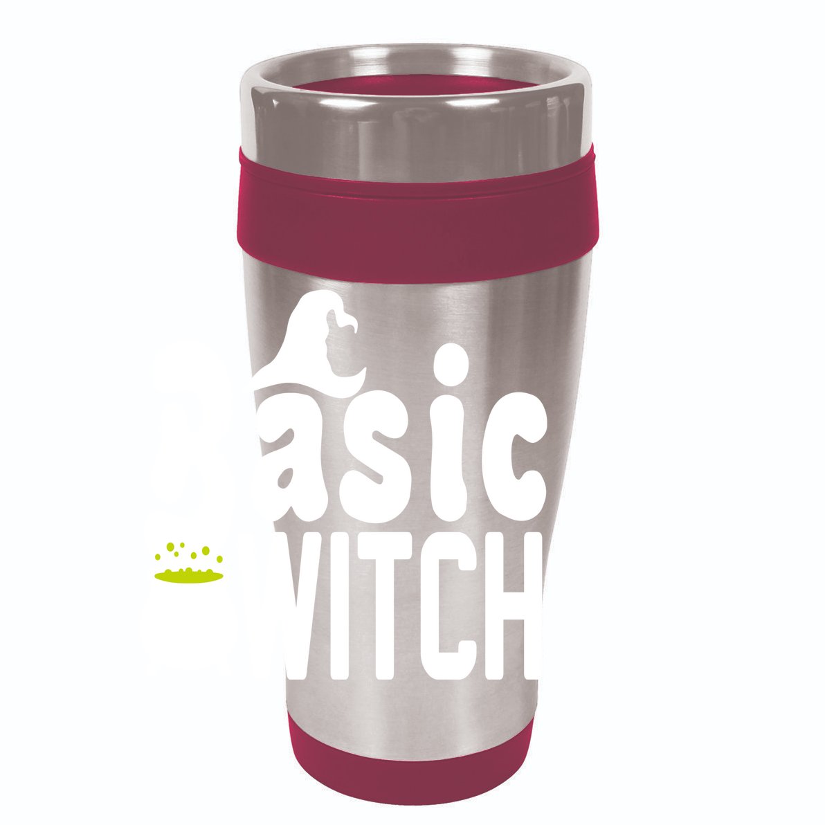 Basic Witch Halloween Funny 12oz Stainless Steel Coffee Mug