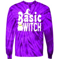 Basic Witch Halloween Funny Tie-Dye Long Sleeve Shirt