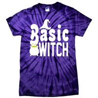 Basic Witch Halloween Funny Tie-Dye T-Shirt