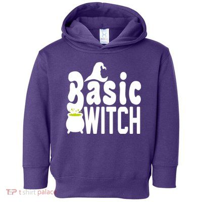 Basic Witch Halloween Funny Toddler Hoodie
